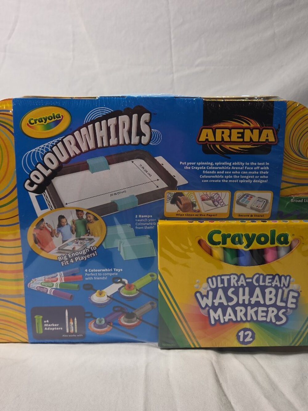 Crayola Colourwhirls Arena Ultra-Clean Washable Markers 12-Pack Multicolor